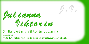 julianna viktorin business card